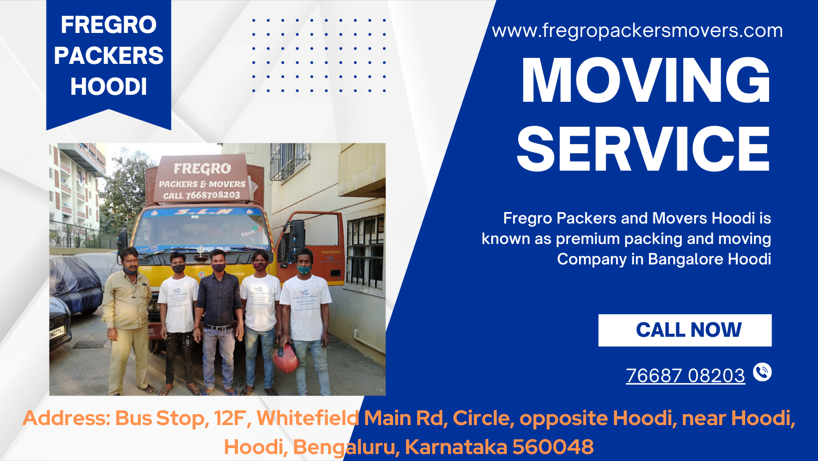 Fregro Packers and Movers hoodi
